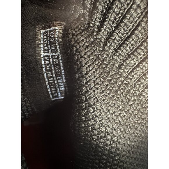 FITFLOP GLACE KNIT LEATHER Black LACE UP ANKLE BOOTS WOMEN'S 7 - Picture 6 of 7